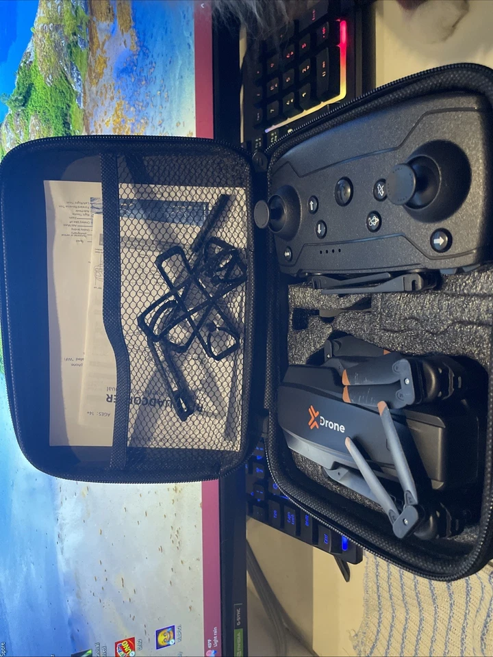 Drone with Camera for Adult/ Beginners, Foldable Remote Controlled Quadcopter! - Image 4 of 4