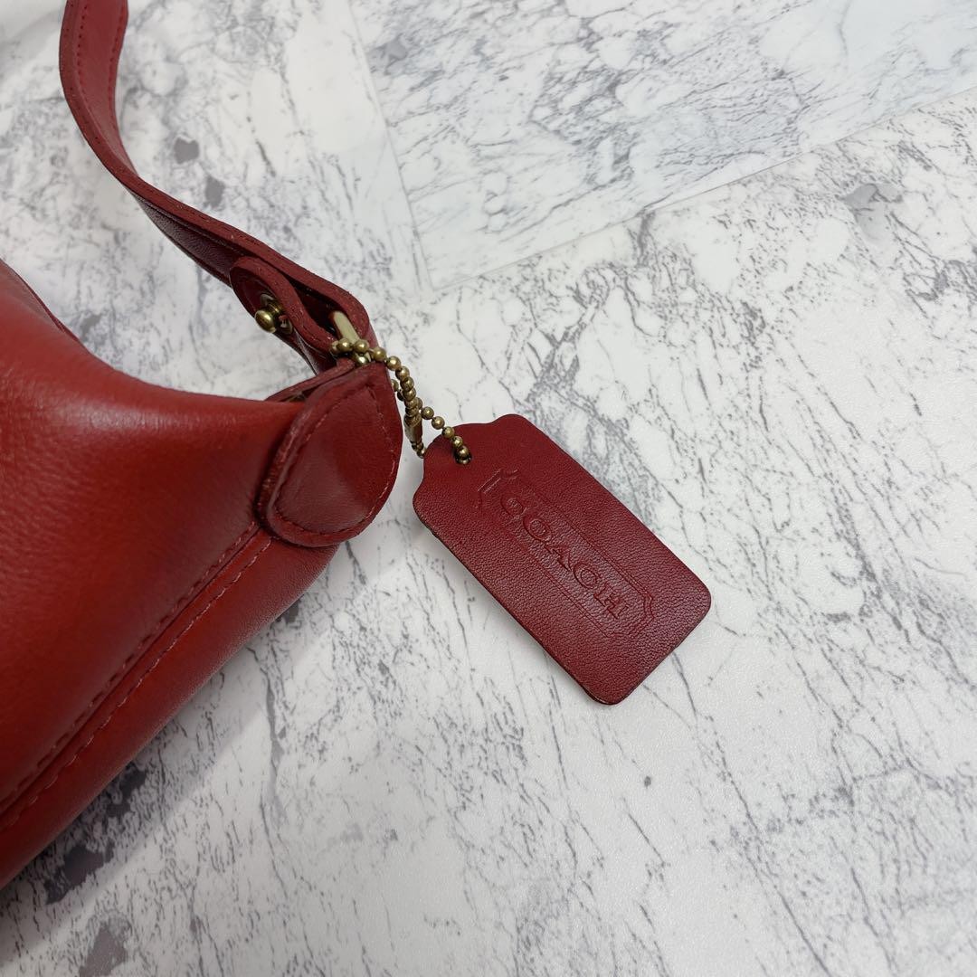 バッグ Vintage Coach Accessory Pouch Signature Vintage Coach Accessory Pouch Vanity Logo Charm Leather