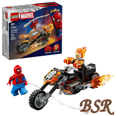 LEGO  Marvel: 76335 Spider-Man vs. Ghost Rider auf seinem Motorrad ! NEU & OVP !