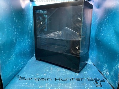 *SIEHE BESCHREIBUNG* PC GEHÄUSE ATX 4 Lüfter vorinstalliert, Typ-C Mid Tower Computergehäuse