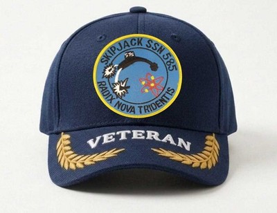 Customized Embroidered Hat Uss Skipjack Ssn-585 1959-1990, Veteran Cap, Gift