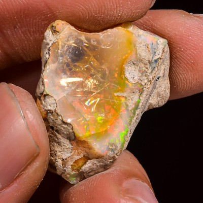 23.00 Cts 100% Natural Exclusive Ethiopian Opal 25X22X12 MM Rough Loose Gemstone