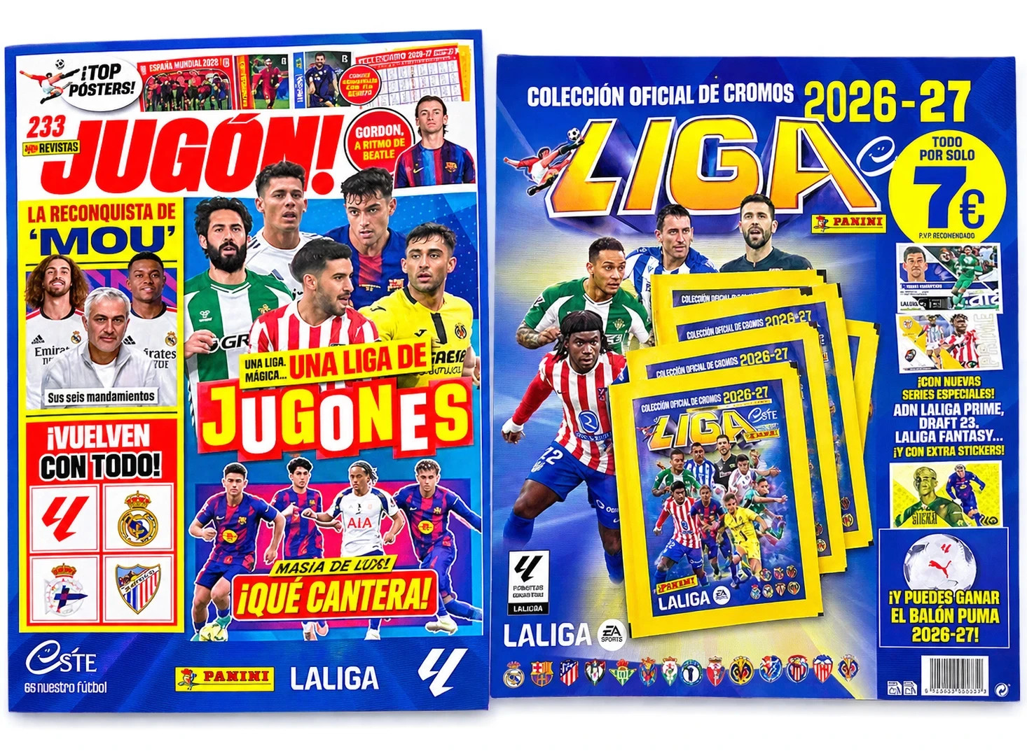 Panini Liga Este 2026-27 + Album + 5 Packs + Magazine Exclusive Pack Lamine