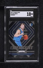 2018-19 Panini Prizm Emergent Luka Doncic #3 SGC 10 GEM 0uf1