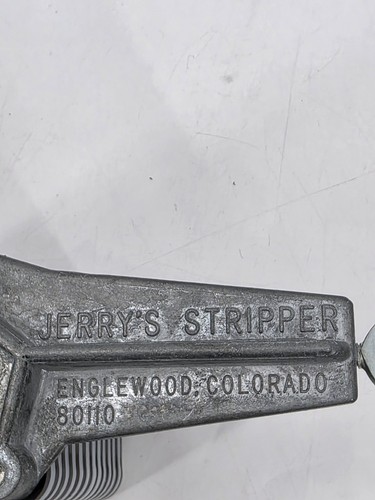 Vintage Jerry's Stripper Leder Werkzeug Fransen Spitze Gürtel mit Box & Anleitung - Bild 9 von 10