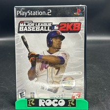 Major League Baseball 2K8 PS2 (Sony PlayStation 2, 2008) Complete W/ Manual