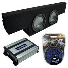 01-06 GMC Sierra Non-HD Crew Cab Truck Harmony R124 Dual 12" Sub Box  HA-A400.1