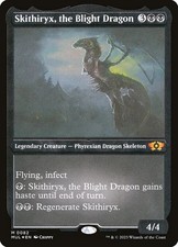 Skithiryx, the Blight Dragon - Foil Etched MOM LP MTG