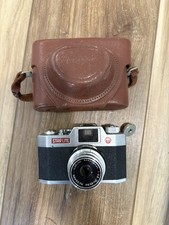 Mansfield Starlite Vintage Camera Japan 45mm 3.5 Film with case parts repair 