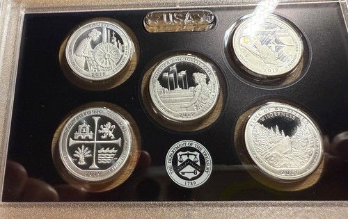 2019 Silver Proof Set U.S Mint OGP COA with 2019-W Reverse Proof Penny - 第 6/11 張圖片