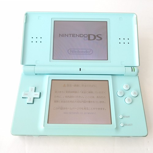 DS Lite Ice Blue Console Handheld System Nintendo Japanese w/ Stylus - Picture 7 of 10