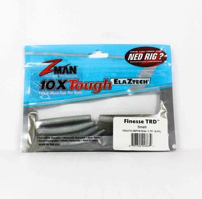 Zman Soft K�der Finesse TRD 2.75 Zoll 8/Pack Smelt (3639)
