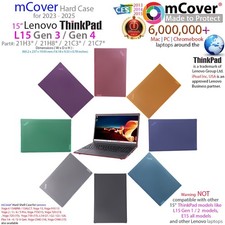 NEW mCover Hard Case for 2023-2025 15.6" Lenovo ThinkPad L15 Gen 3 / 4 Laptop