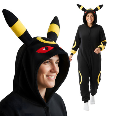 Onesie Kigurumi Pyjamas Kostüm Pokemon Umbreon S: 145 - 155 cm