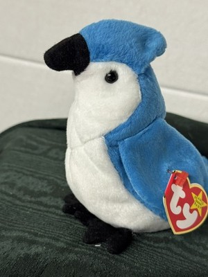 Ty Rocket The Blue Jay Beanie Baby Plush Toy