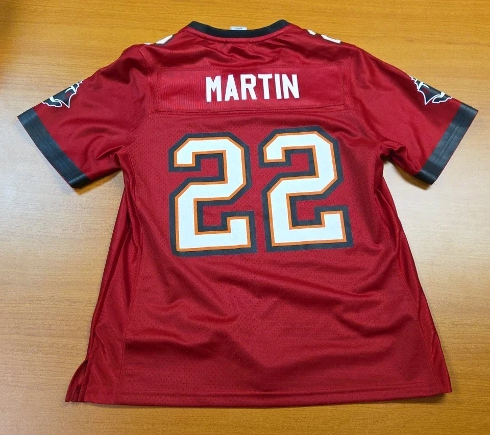 Camiseta Nike NFL Tampa Bay Buccaneers #22 Doug Martin para mujer talla pequeña Foto 2 de 4