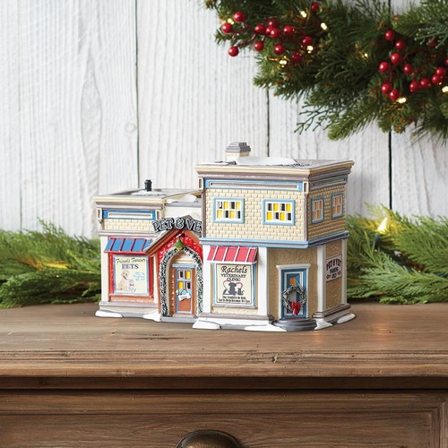 Original Snow Village Pet and Vet Lit Building, 7.01 Inch, Multicolor - Picture 2 of 9