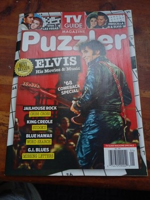 TV Guide Puzzler 2025 Elvis His Movies and Music (Magazine: Nostalgia, Puzzles)