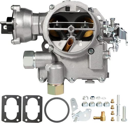 Marine Carburetor for Mercruiser 3.0L 2 Barrel Gasoline with Electric Choke - Foto 2 di 10