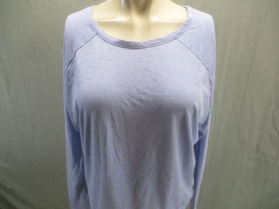 Capa Base Lucy Talla L Mujer Azul Mezcla Algodón Manga Larga Activa Pull Over 629 Foto 2 de 4