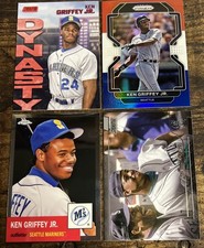 2022 Ken Griffey Jr  Stadium Club Dynasty Red Foil bonus platinum prizm 