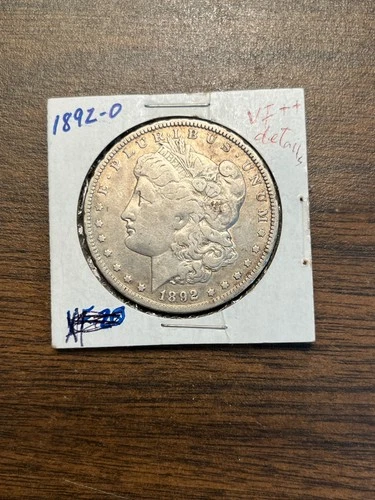 1892 O Morgan silver dollar VF++ GENUINE GUARANTEE