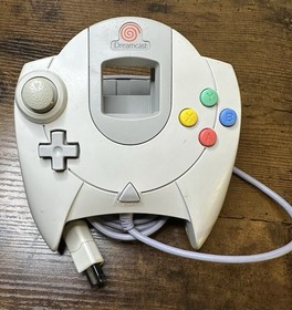 Sega Dreamcast Console W/ Controller & VMU Memory Card (Tested/Wires Included) 