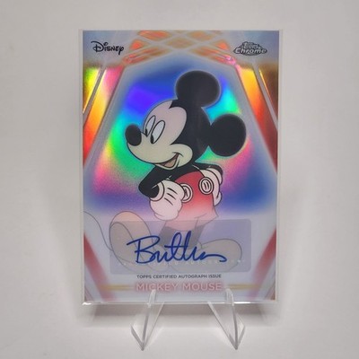 Topps 2026 Disney Neon Mickey Mouse Neon Etch Autograph Bret Iwan