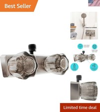 DF-SA100S-SN RV Shower Valve Diverter Satin Nickel