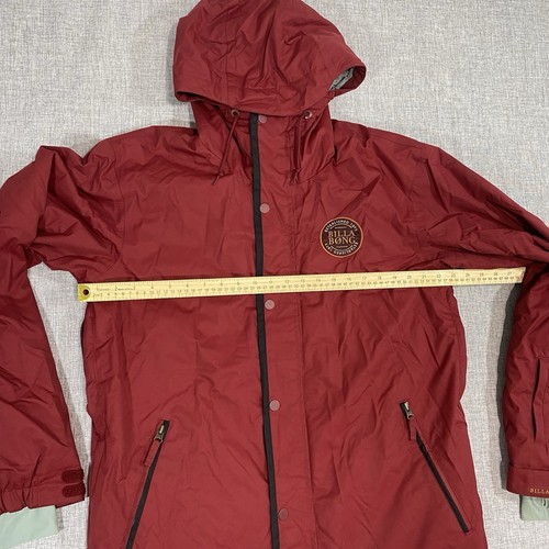 Billabong Snowboard Jacket Men’s Medium Red 8k Waterproof Outerwear Coat - Picture 4 of 10