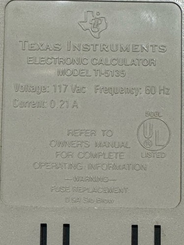 Texas Instruments TI-5135 Vintage Thermal Printing Calculator Working 1H - Picture 8 of 9