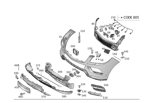 Genuine Mercedes-Benz Radar Sensor 000-905-57-01 - Bild 1 von 2