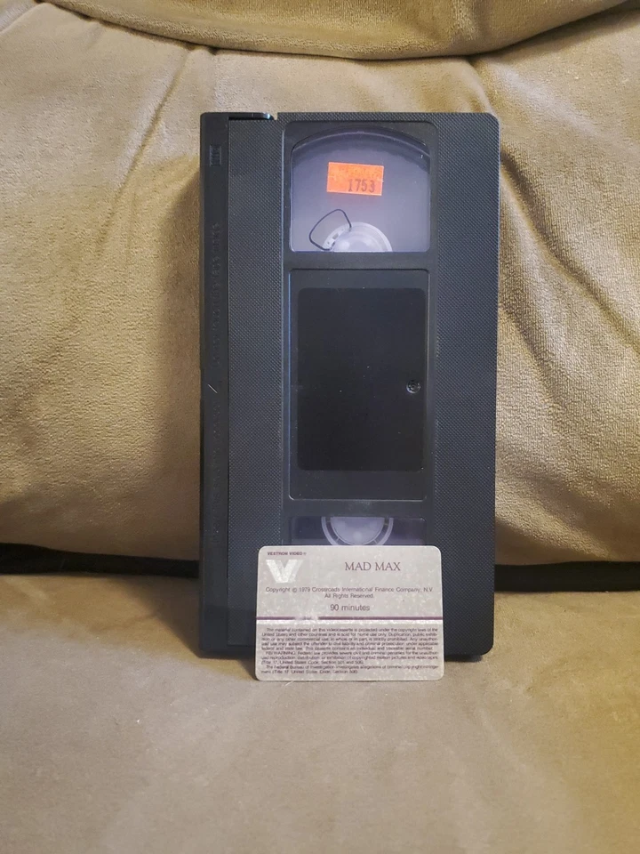 Mad Max 1983 VHS Starting Mel Gibson ~ Rare ~ Vestron Video - Image 3 of 4