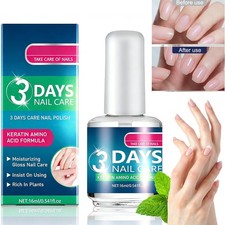 ROZINO 3 Days Nail Care Nail Keratin Amino Acid Formula Polish - FAST SHIPPING