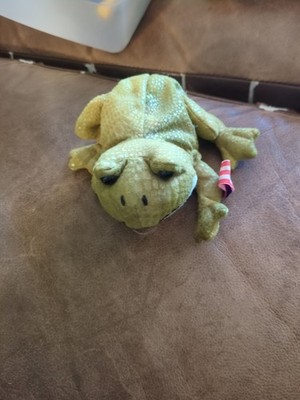 Coca-Cola International Bean Bag Plush - #251 Puerto Rico Hopps Coki Frog 1999