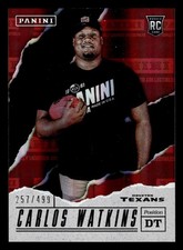 2017 Panini Father's Day #64 Carlos Watkins #/499