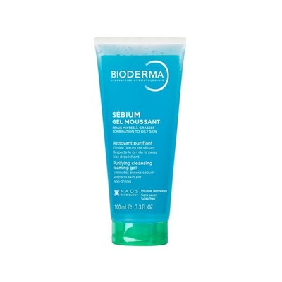Bioderma Sebium Gel Moussant Purifying Cleansing Foaming Gel Combination 100ml