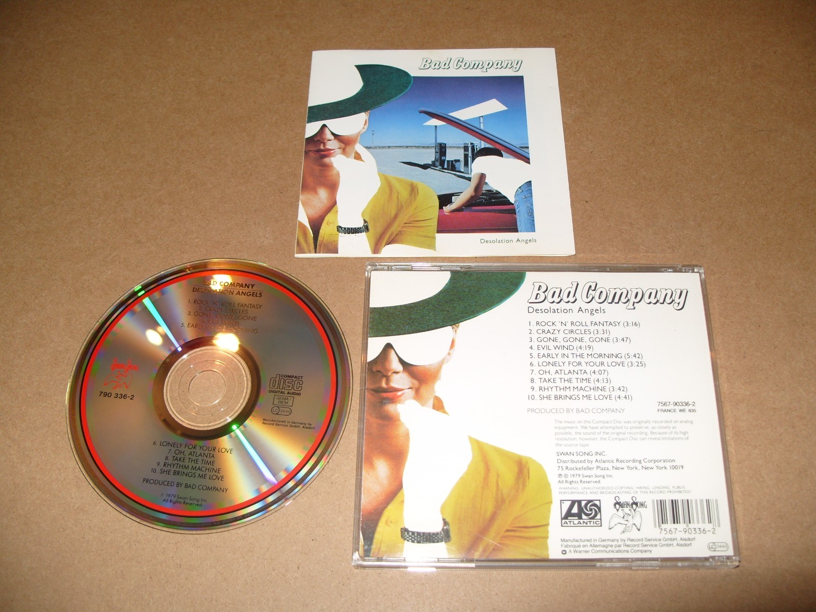 Bad Company -Desolation Angels- EARLY CD EXCELLENT+ / INLAYS VERY GOOD CONDITION