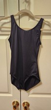 Women Dance Department Solid Black Tank Leotard Size M