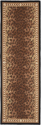 Safavieh Chelsea BLACK / BROWN 2'-6" X 12' Runner - HK15A-212 - Picture 2 of 3