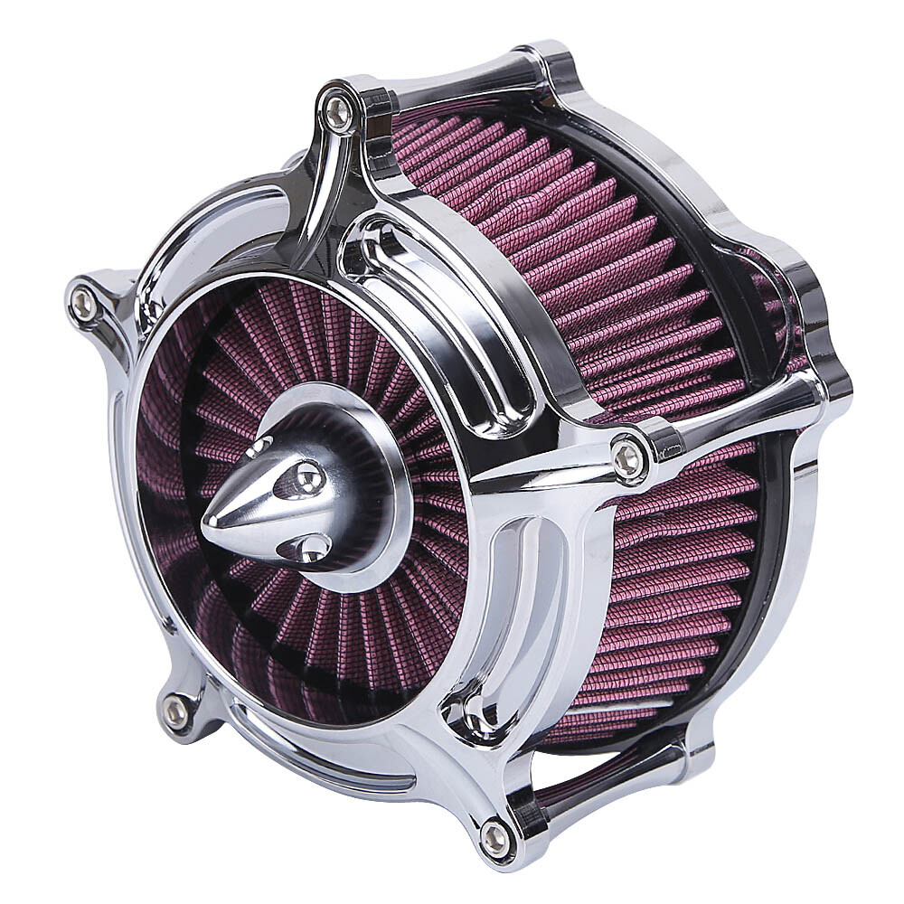 CNC Turbine Spike Air Cleaner Intake Filter For Harley