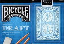 Draft Bicycle Playing Cards Poker Size Deck USPCC Custom Limited New Sealed