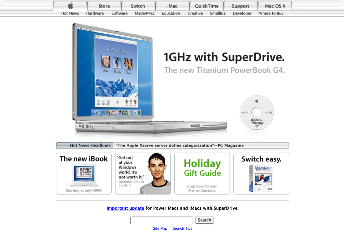 Apple PowerBook G4 Titanium 1Ghz 256GB SSD 1GB RAM OS 9 OS X