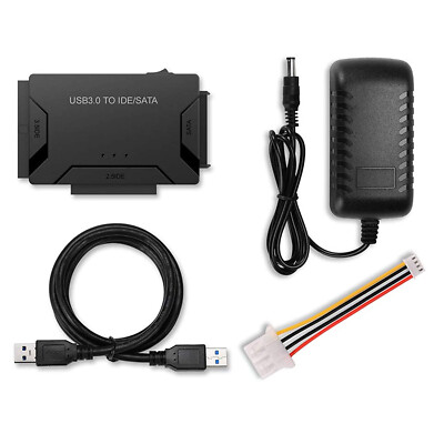 Universeller Festplatten Konverter USB3.0 mit EU Stromversorgung Heim Büro