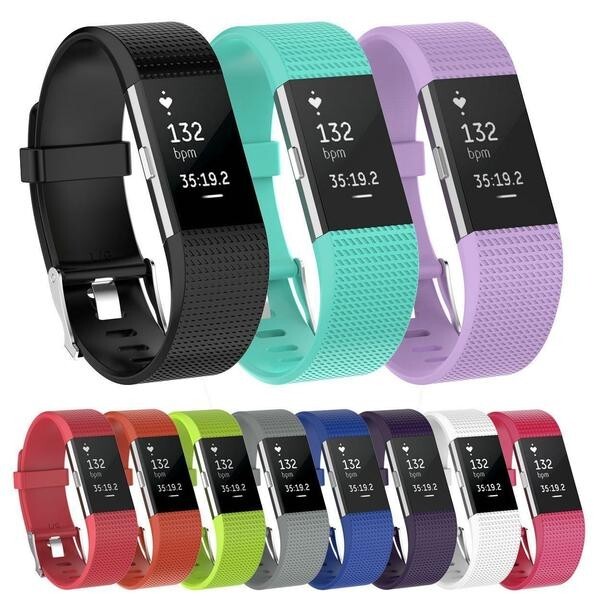 Fitbit Charge 2 Heart Rate Fitness Tracker New All Colors in Box