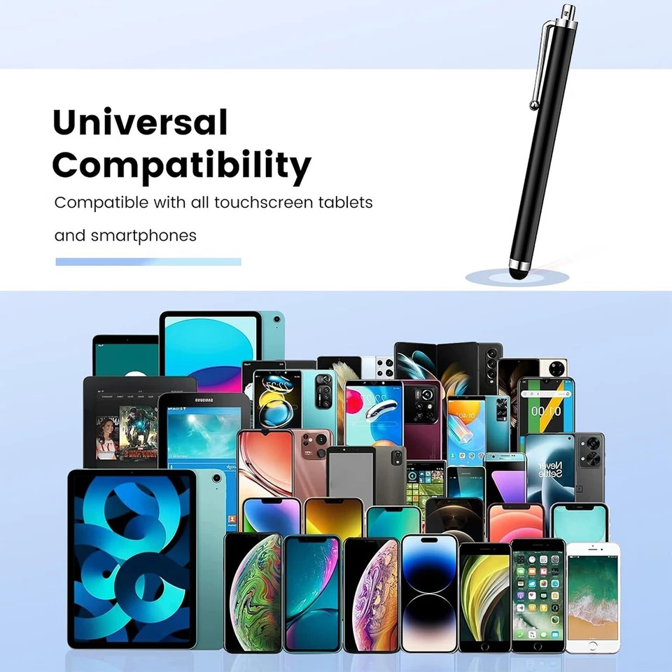 10 PCS Touch Screen Pencil Stylus Pens for iPhone 16 15 14 13 12 11 iPad Tablet - Image 2 of 4