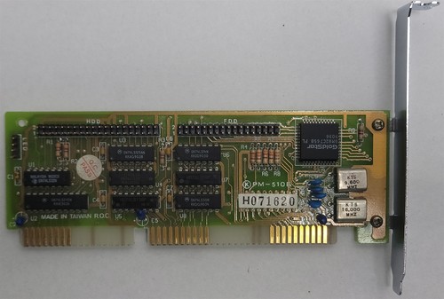 Goldstar PM-510B IDE HDD & FDD Interface 16-Bit ISA Card - 第 1/6 張圖片