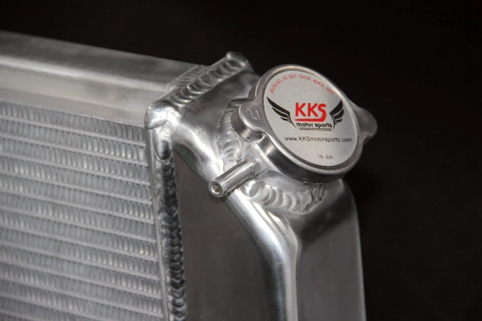 KKS 3 ROWS ALUMINUM RADIATOR FOR 1968-74 CHEVY NOVA /1975-87 EL CAMINO 21" CORE Foto 4 de 4