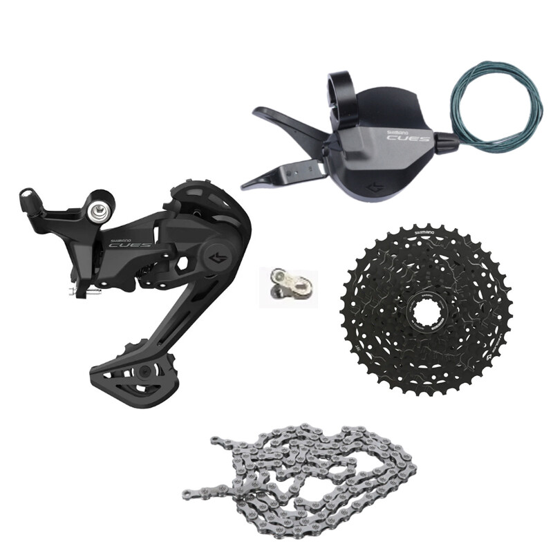 Shimano CUES U4000 4PCS 9 speed Groupset 36/41/46T Trail MTB | eBay