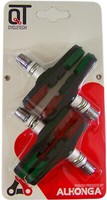 Alhonga V-Brake BremsbeläGe Qt-Cycletech 4 StüCk Bremsschuhe 3 Farbig